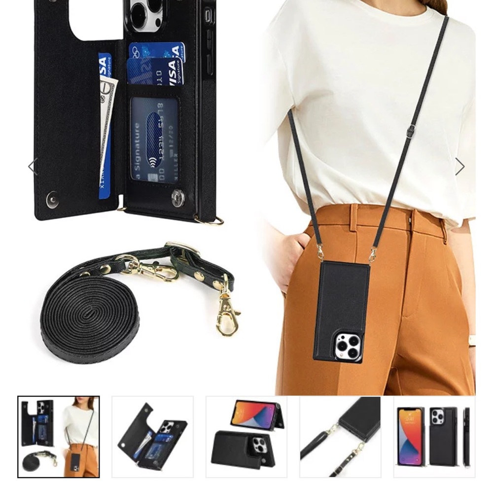 COPY - iPhone 12 Pro / 13 phone lanyard / wallet